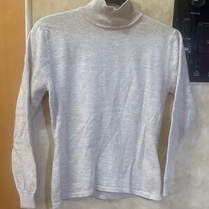Ann Taylor Cream Merino Wool Sweater